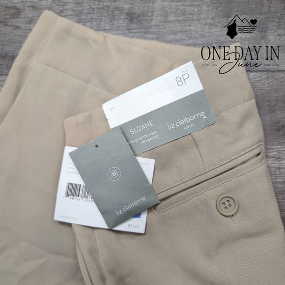 Liz Claiborne Petite Sloane Pants Size 8P - Picture 2 of 6